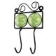 Lime Green Ceramic Tile Hook